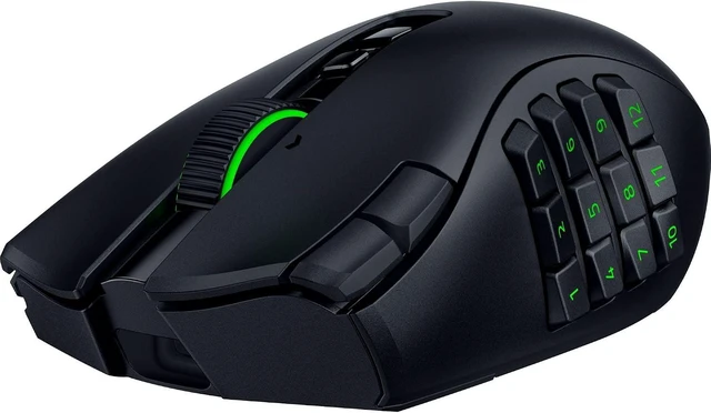Alt view image 10 of 10 - Razer Naga V3 Pro Wireless MMO Gaming Mouse with Swappable Side Plates,23 Programmable Buttons w/ 3 Swappable Side Plates, HyperScroll Tilt Wheel, 280 Hr Battery, Multi-Mode Connectivity