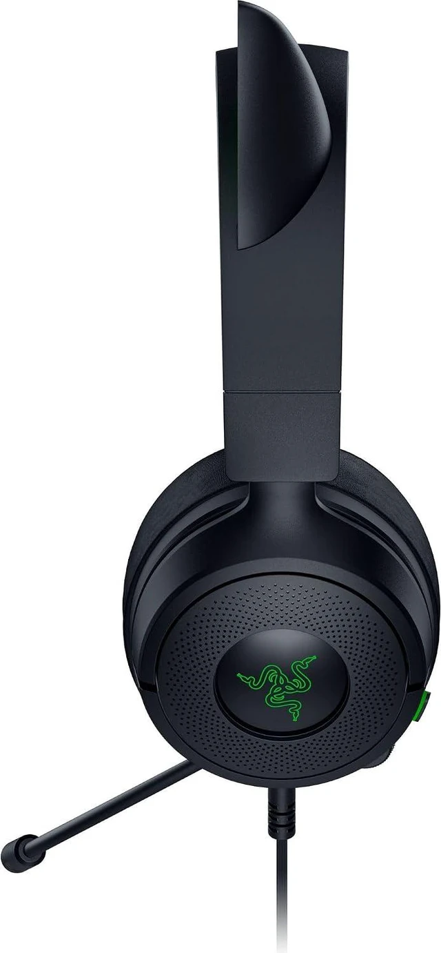 Alt view image 10 of 11 - Razer Kraken Kitty V3 X Wired Gaming Headset, Kitty Ears, Black
