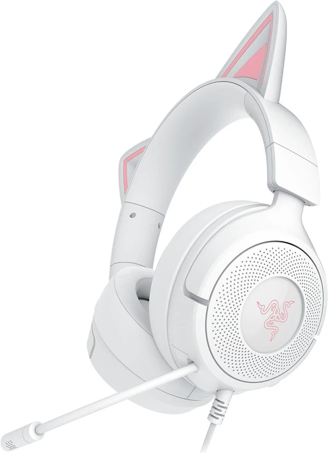 Main image of Razer Kraken Kitty V3 X Wired Gaming Headset, Kitty Ears, White