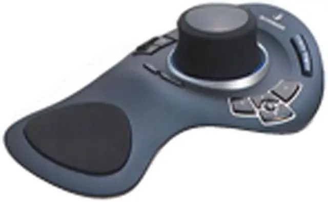 Main image of 3Dconnexion 3DX-700027 Gray/Black 15 Buttons Serial Optical SpaceExplorer