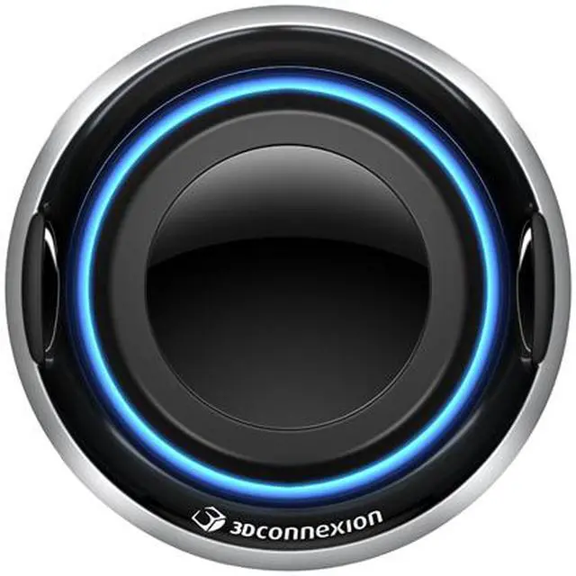 Alt view image 4 of 6 - 3Dconnexion 3DX-700028 Silver/Black 2 Buttons USB Optical SpaceNavigator SE