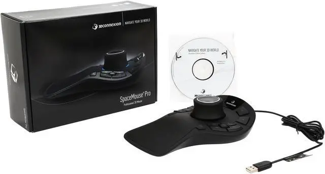 Alt view image 7 of 6 - 3Dconnexion 3DX-700040 SpaceMouse Pro 3D Mouse