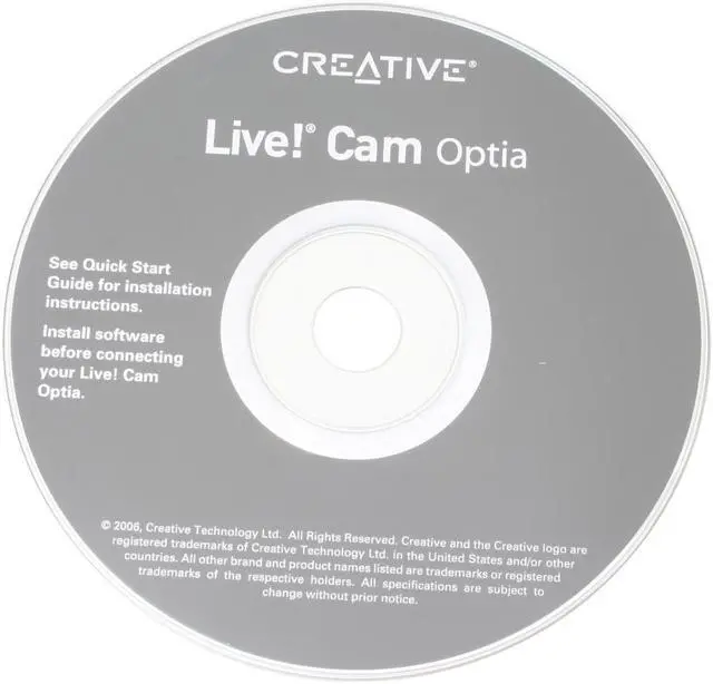 Alt view image 6 of 7 - Creative 73VF027000000 Live! Cam Optia 0.3MP Effective Pixels USB 2.0 WebCam
