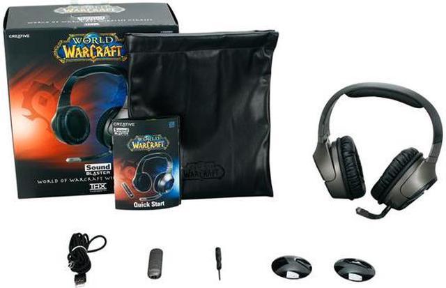 Alt view image 5 of 5 - Creative Labs GH0100 Sound Blaster World of Warcraft Wireless Headset
