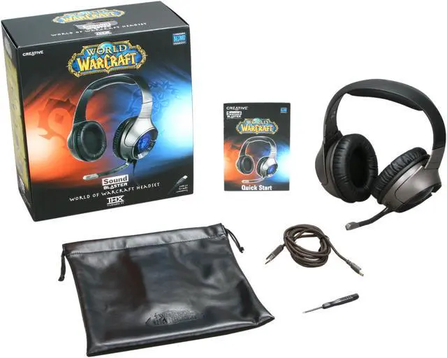 Alt view image 10 of 10 - Creative Labs GH0110 Sound Blaster World of Warcraft Wired USB Headset