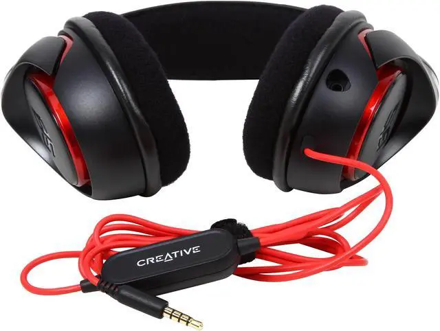 Alt view image 6 of 7 - Creative Sound Blaster Inferno 3.5mm Connector Circumaural Gaming Headset