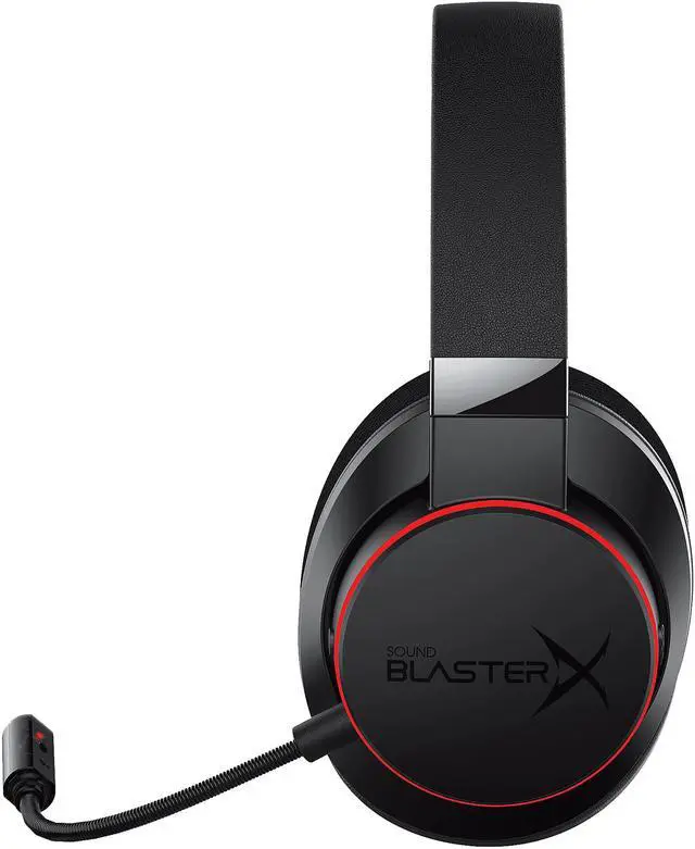 Alt view image 4 of 10 - Sound BlasterX H6 USB Gaming Headset with 7.1 Virtual Surround Sound, Memory Foam Fabric Earpads, Hardware EQ Modes, Ambient Monitoring and RGB Lighting for PS4, Xbox One, Nintendo Switch, and PC