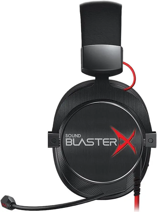 Alt view image 2 of 3 - Creative Sound BlasterX H7 Tournament 3.5mm/ USB Connector Circumaural Headset