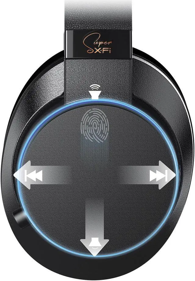 Alt view image 3 of 4 - Creative SXFI Air Bluetooth Headset - Black
