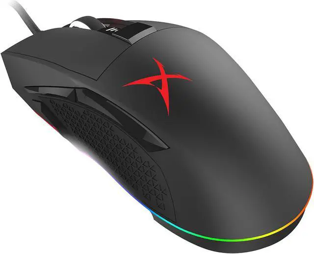 Alt view image 5 of 5 - Siege M04 Precision Gaming Mouse with RGB Lighting, PixArt PMW3360 Sensor, 12000 DPI
