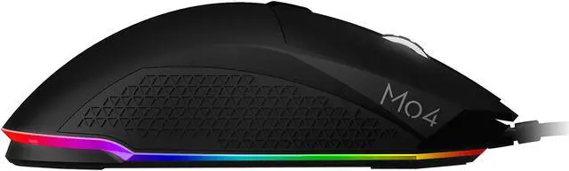 Alt view image 2 of 5 - Siege M04 Precision Gaming Mouse with RGB Lighting, PixArt PMW3360 Sensor, 12000 DPI