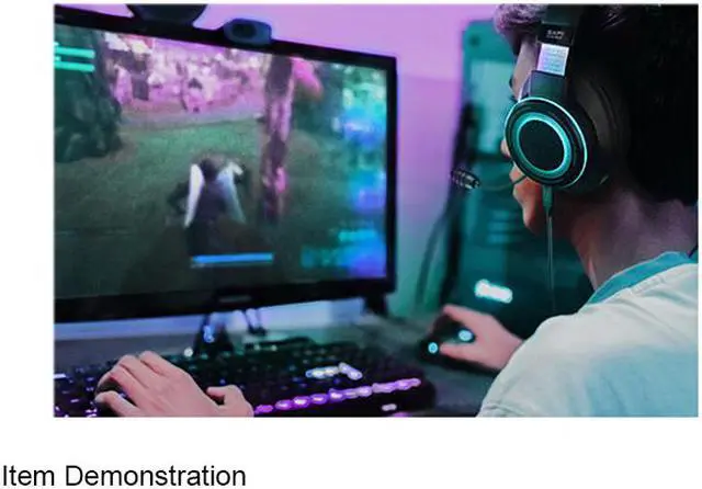 Alt view image 8 of 9 - Creative SXFI Gamer USB-C Gaming Headset with Pro-Grade ANC CommanderMic, Super X-Fi Battle Mode Optimized for Action RPG and FPS on PC, PS4 and Nintendo Switch
