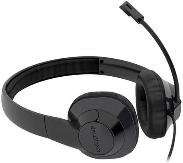 Alt view image 3 of 7 - CREATIVE HS-720 V2 USB Digital Headphones with Noise Cancelling Condenser Micro Arm with Micro/Call Function, Volume Control and Microphone and Video Call Connector