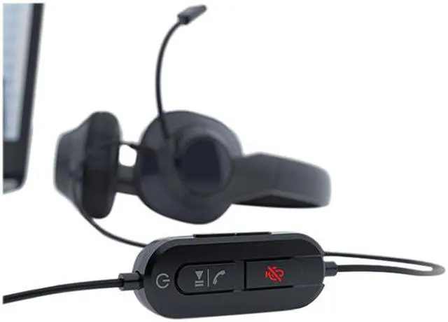 Alt view image 6 of 7 - CREATIVE HS-720 V2 USB Digital Headphones with Noise Cancelling Condenser Micro Arm with Micro/Call Function, Volume Control and Microphone and Video Call Connector