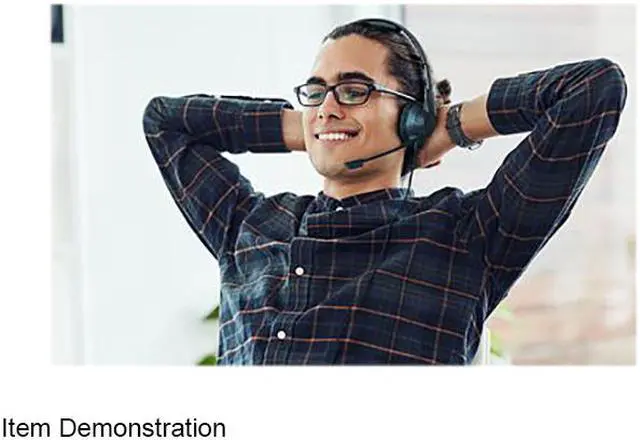 Alt view image 7 of 7 - CREATIVE HS-720 V2 USB Digital Headphones with Noise Cancelling Condenser Micro Arm with Micro/Call Function, Volume Control and Microphone and Video Call Connector