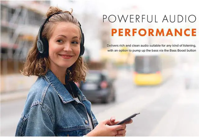 Alt view image 4 of 6 - Sound Blaster JAM V2 On-Ear Lightweight Bluetooth 5.0 Wireless Headphones with USB-C, aptX Low Latency, aptX HD, Multipoint Connectivity, Voice Detection and Noise Reduction, 22 Hours Battery Life