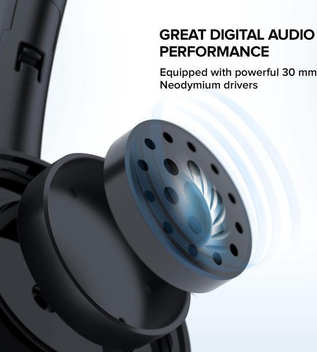 Alt view image 4 of 4 - Creative HS-220 USB On-Ear Headset with Noise-Cancelling Mic and Inline Remote