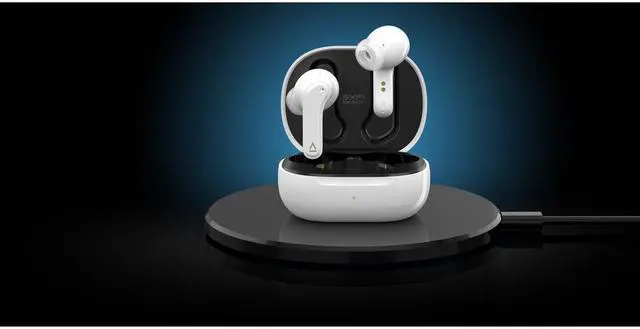 Alt view image 5 of 5 - Creative Zen Air Lightweight True Wireless Sweatproof In-ear Headphones With Active Noise Cancellation