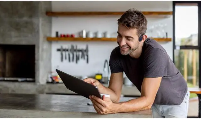 Alt view image 6 of 7 - Creative Outlier Free Pro Wireless Bone Conduction Headphones with Bluetooth 5.3 and IPX8 Waterproof, Built-in 8GB Memory, Multipoint connectivity, Up to 10 Hours of Battery Life, Built-in Mic