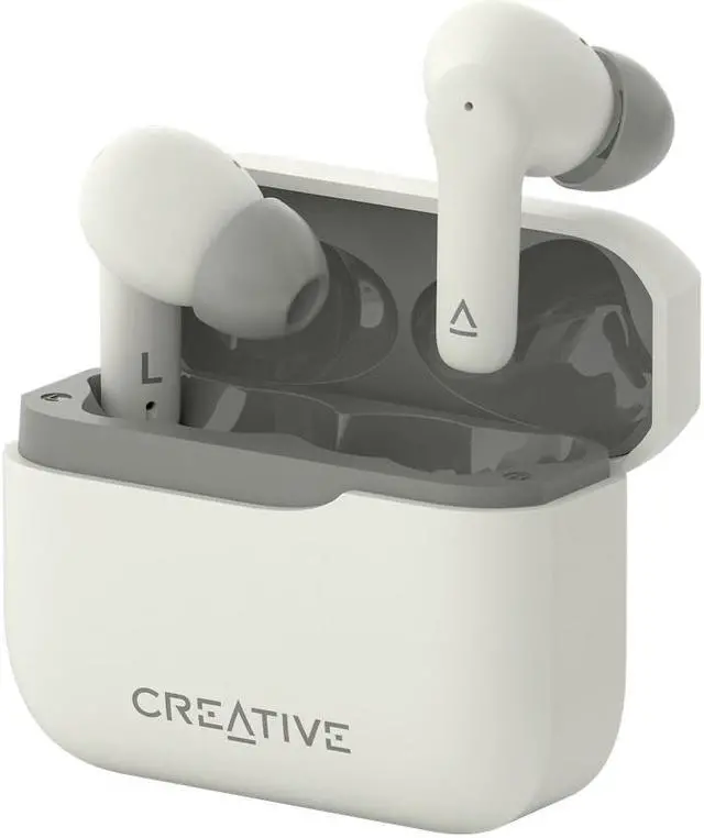 Alt view image 2 of 3 - Creative Zen Air Plus Lightweight True Wireless Sweatproof In-ears earbuds with Bluetooth (51EF1100AA000) - White