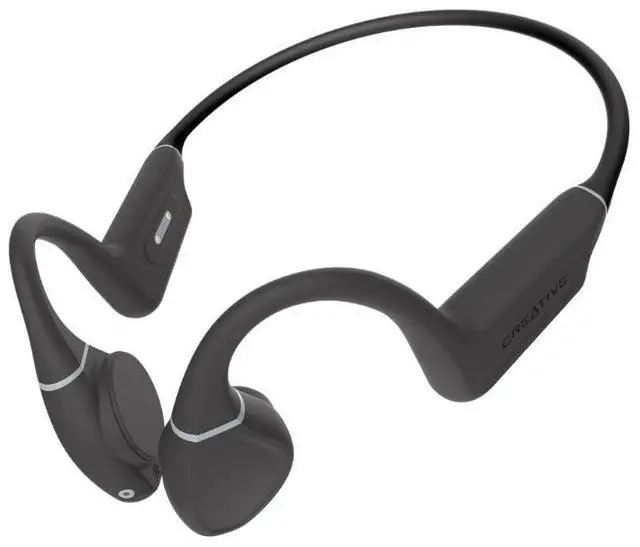 Main image of Creative Outlier Free+ Wireless Bone Conduction Headphones with Adjustable Transducers - Black Grey