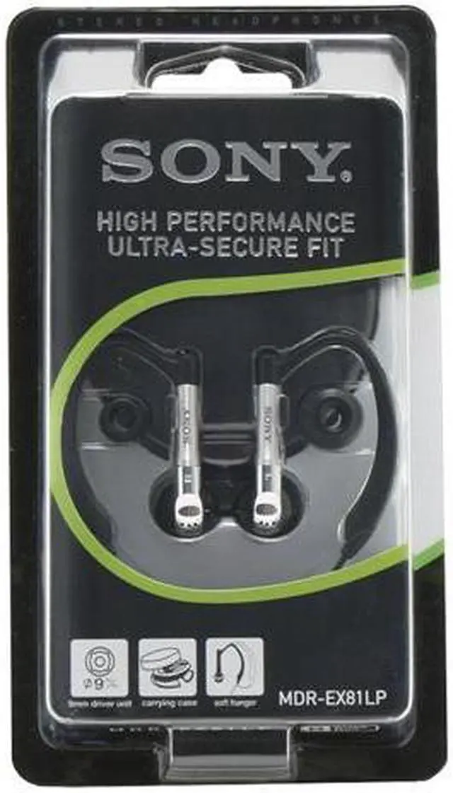 Main image of SONY MDR-EX81LP/B 3.5mm Connector Canal Earphones