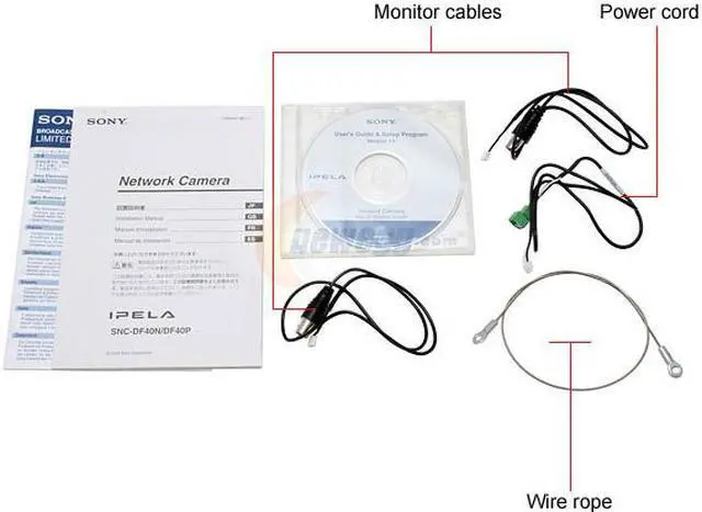 Alt view image 4 of 5 - SONY SNC-DF40N 640 x 480 MAX Resolution RJ45 Network Indoor Minidome Video
