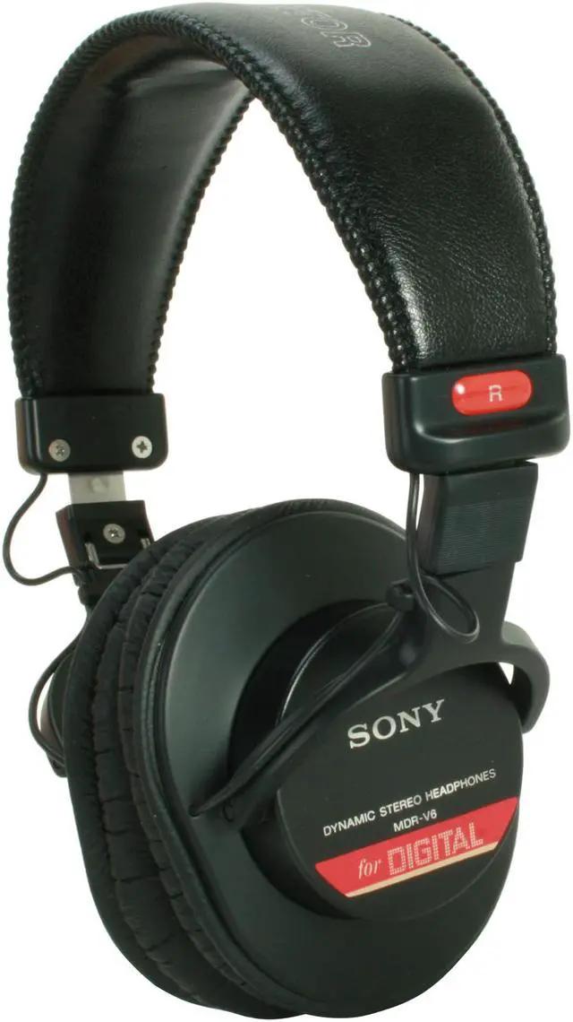 Alt view image 2 of 8 - SONY MDR-V6 3.5mm/ 6.3mm Connector Circumaural Studio Monitor Series Headphone