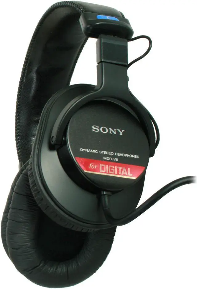 Alt view image 6 of 8 - SONY MDR-V6 3.5mm/ 6.3mm Connector Circumaural Studio Monitor Series Headphone