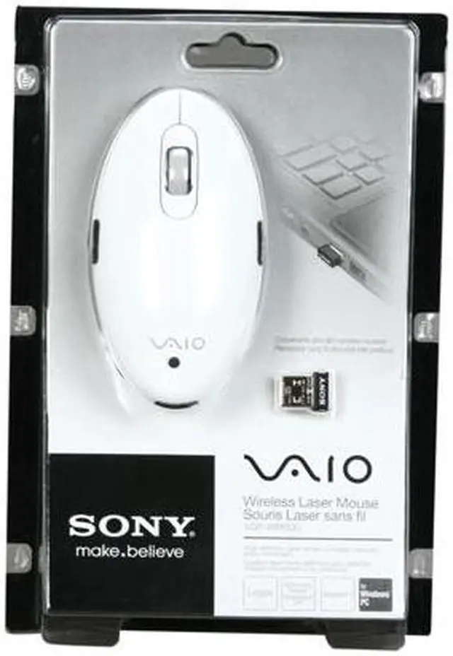 SONY VGP-WMS30/W White RF Wireless Laser Mouse - Newegg.com