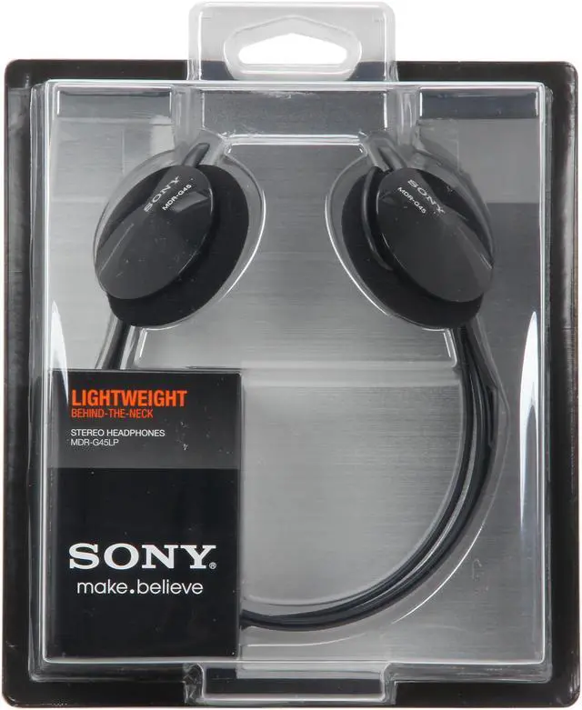 Alt view image 6 of 6 - SONY MDR-G45LP 3.5mm Connector Supra-aural Behind the Neck Headphone