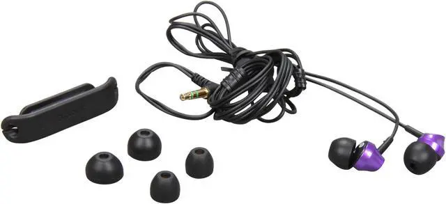 Alt view image 4 of 5 - SONY Violet MDR-EX58V/VLT In-Ear EX Earbud with Volume Control (Violet)