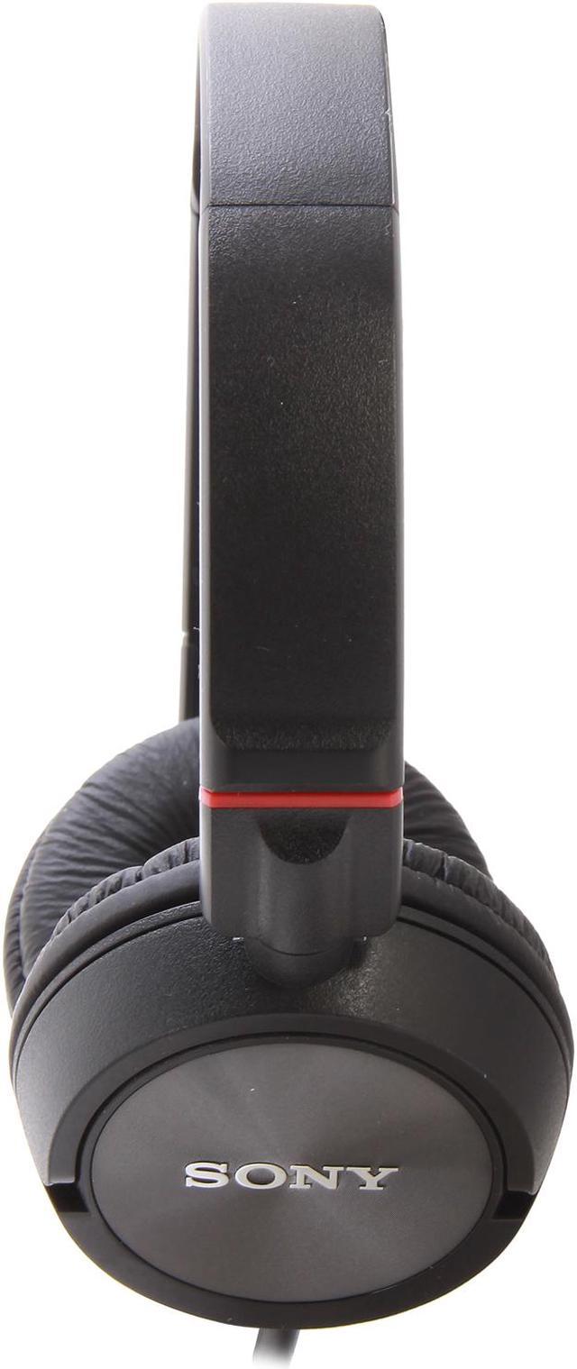 SONY MDR-ZX300/BLK Supra-aural Stereo Headphone - Black Headphones