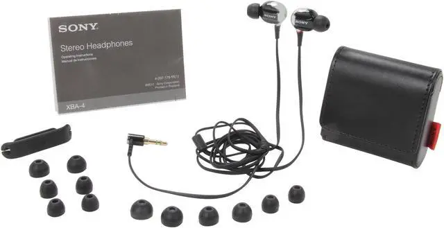 Alt view image 5 of 6 - SONY XBA-4 Balanced Armature Headphones-4 Drivers