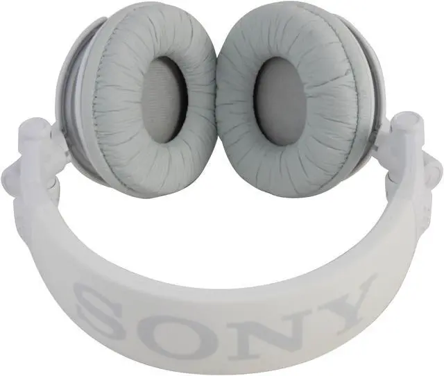 Alt view image 3 of 6 - SONY White MDR-V55/WHI DJ Style Headphone (White)