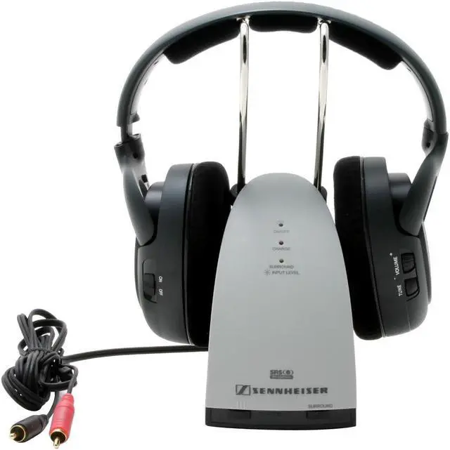 Alt view image 2 of 9 - Sennheiser RS130 3.5mm/ 6.3mm Connector Circumaural RF Wireless Headphone