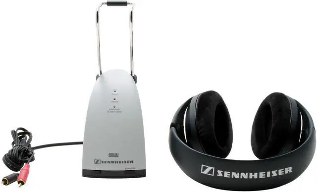 Alt view image 3 of 9 - Sennheiser RS130 3.5mm/ 6.3mm Connector Circumaural RF Wireless Headphone
