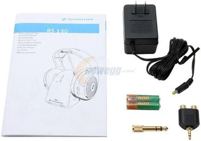 Alt view image 8 of 9 - Sennheiser RS130 3.5mm/ 6.3mm Connector Circumaural RF Wireless Headphone
