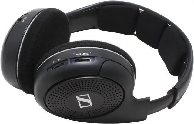 Alt view image 3 of 6 - Sennheiser Black HDR120 Supra-aural Supplemental Wireless Headphone for RS-120 System