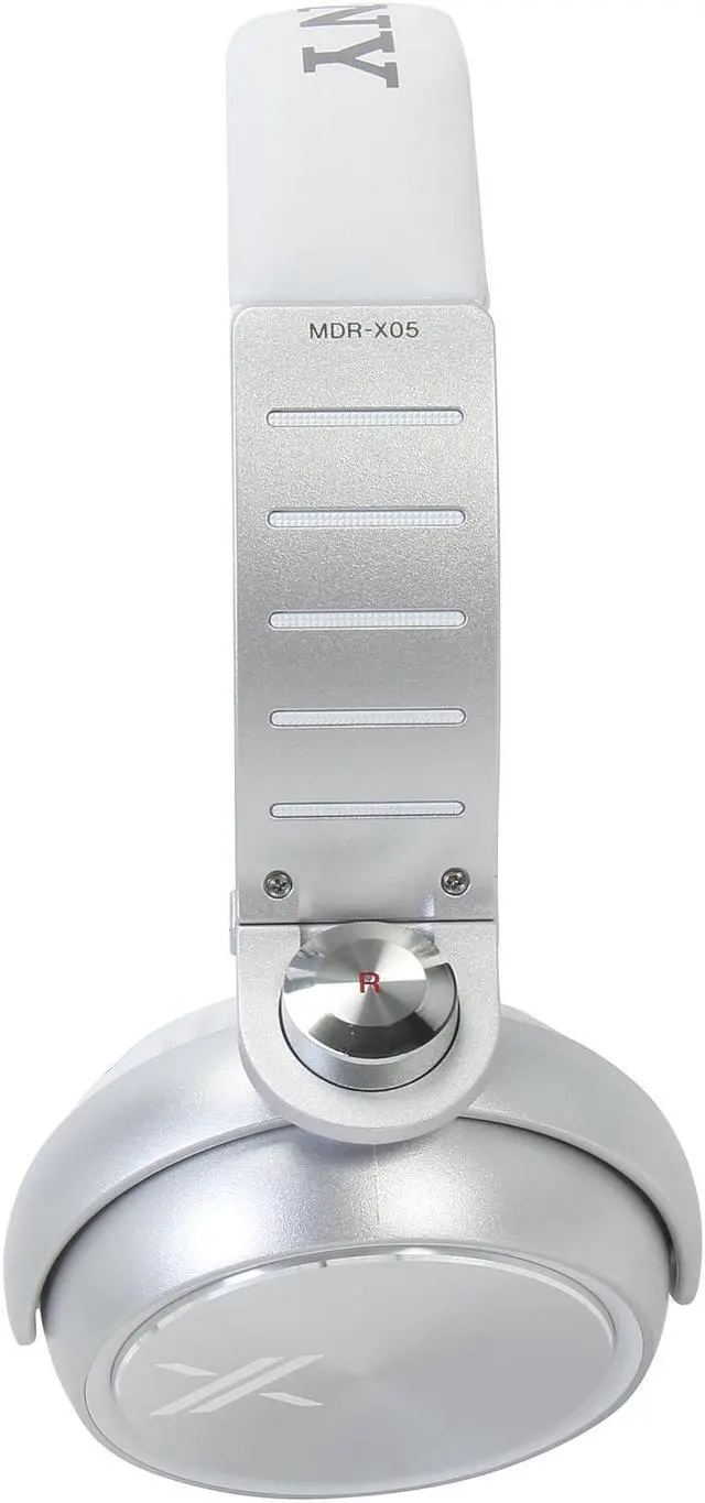 Alt view image 3 of 8 - SONY White/Silver MDR-X05/WS Headphones, White/Silver