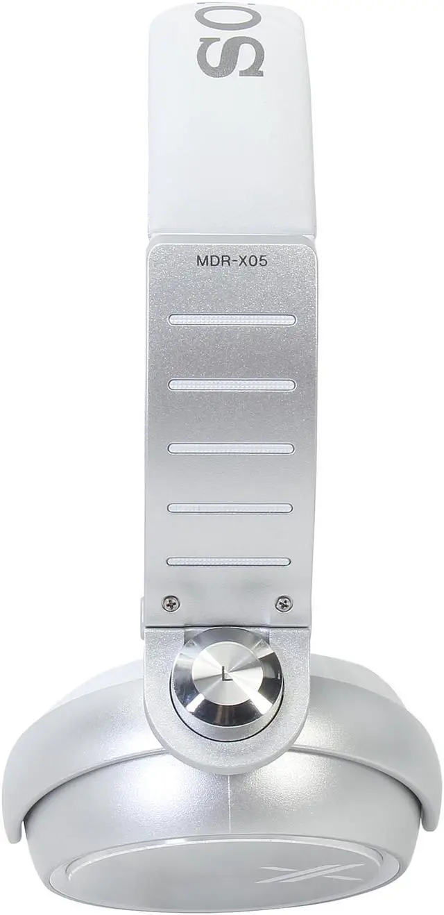 Alt view image 5 of 8 - SONY White/Silver MDR-X05/WS Headphones, White/Silver