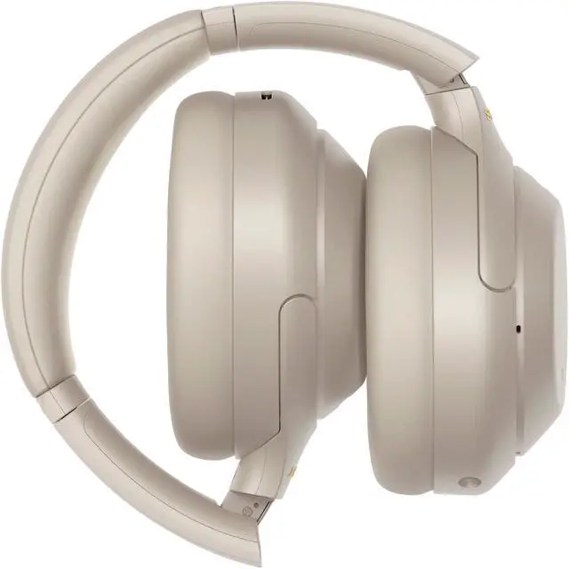 Alt view image 6 of 8 - Sony WH1000XM4 Wireless Noise Canceling Over-the-Ear Headphones with Google Assistant - Silver