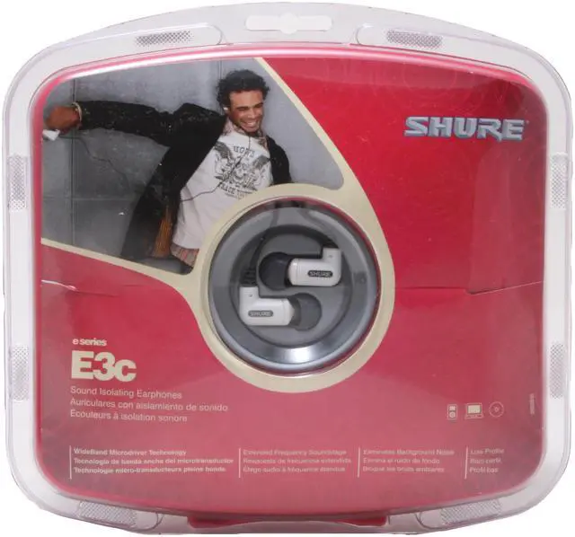 Main image of SHURE E3C 3.5mm Connector Canal Sound Isolating Earphones