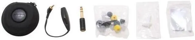 Alt view image 3 of 4 - SHURE E4C 3.5 mm Gold-Plated Connector Canal Isolating Earphones