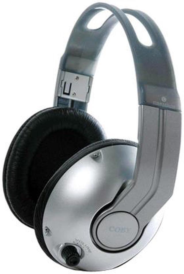 Main image of COBY CV-320 3.5mm Gold-Plated Connector Circumaural Professional Studio Monitor Headphone with Dual Volume Controls