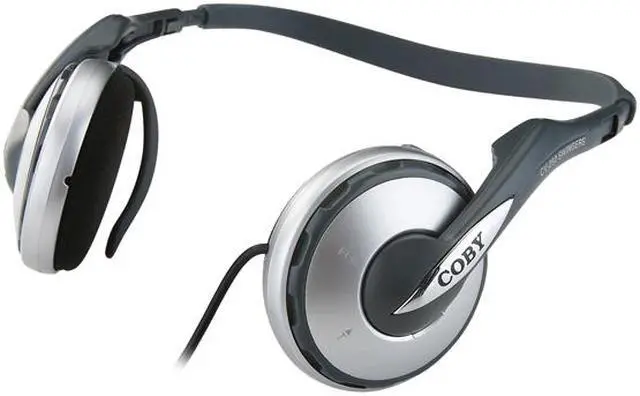 Main image of COBY CV-250 Gold-plated 3.5mm stereo plug Connector Supra-aural Convertible Sports Neckband/Headband Headphones