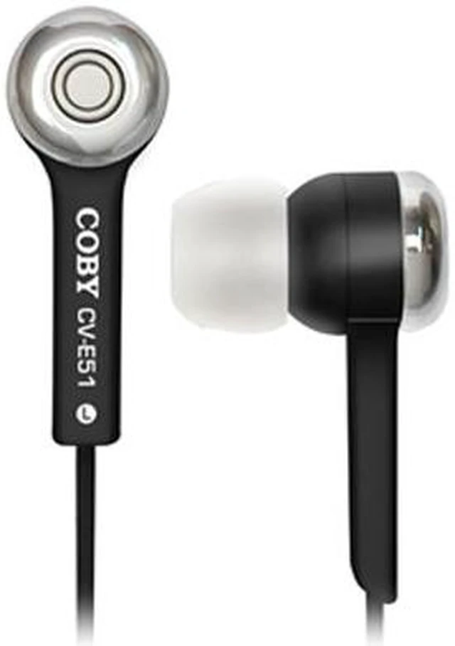 Auricolari Coby CV-E52BK Jammerz - In-Ear Isolanti Ad Alte Prestazioni Nero