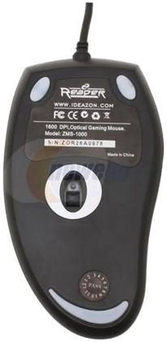 Alt view image 4 of 8 - ideazon MW1NAE1-X9ZMS01 Black 7 Buttons 1 x Wheel USB Wired Optical 1600 dpi REAPER Gaming Mouse