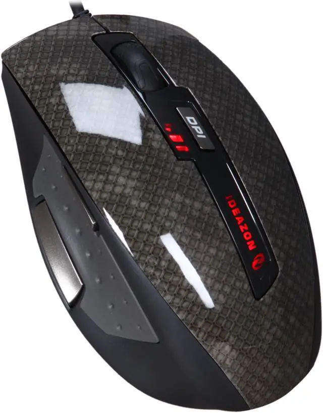 Main image of ideazon RED1000 Black 5 Buttons 1 x Wheel USB Laser 3200 dpi REAPER Edge Gaming Mouse