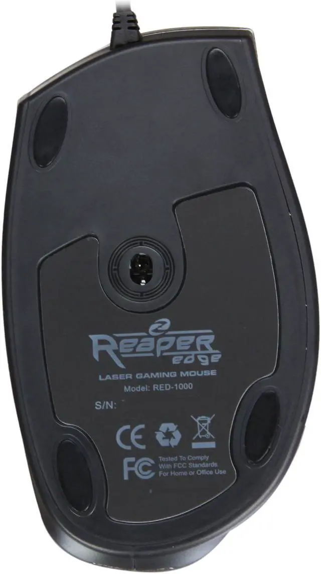 Alt view image 4 of 5 - ideazon RED1000 Black 5 Buttons 1 x Wheel USB Laser 3200 dpi REAPER Edge Gaming Mouse